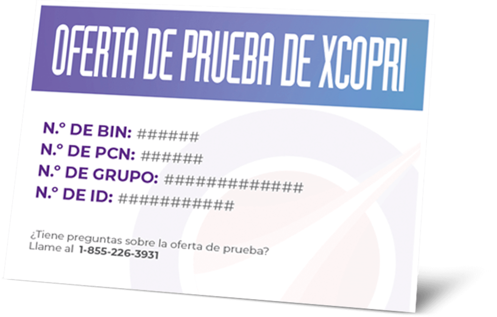 XCOPRI (cenobamate tablets) CV Trial Offer Card
