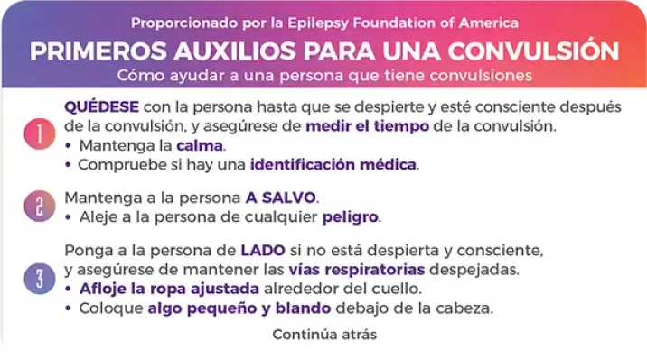 Primeros Auxilios Para Convulsión